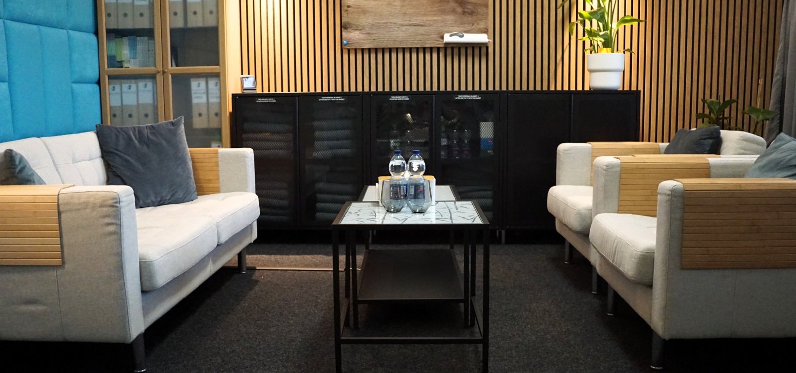 Niebieski gabinet do terapii terapia bemowo warszawa psycheclinic